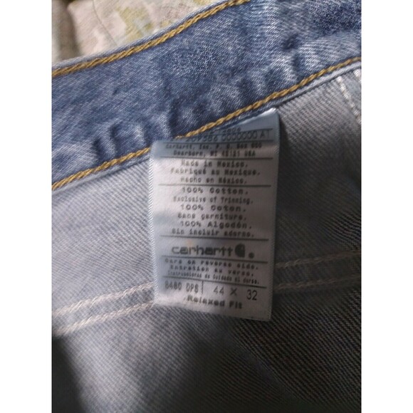Carhartt B480 DPS Straight Leg Jeans Size 44x32 - Picture 6 of 9
